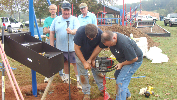 New playground built at Polk Central 1
