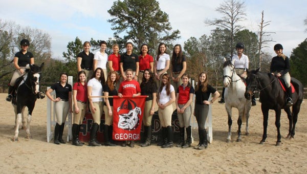 The University of Georgia eventing team is one of the collegiate teams competing in the upcoming FENCE Horse Trials slated for April 12-14. (photo submitted)