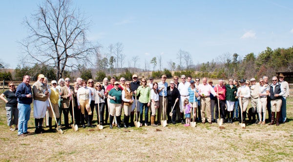 Tryon Hounds break ground on home for huntsman