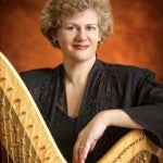 Harpist Leila Hall Lattimore will perform at FMC’s recital. 