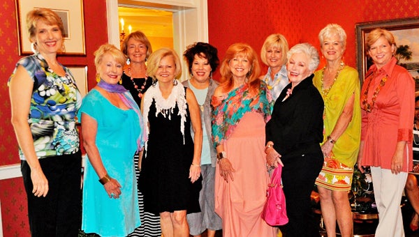 Shown above are the models at “Fashion for Passion”-- the 2012 Hospice Luncheon/Fashion Show.