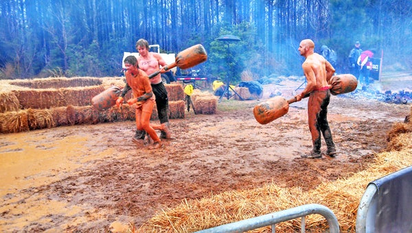 Ben Schlappi runs through a section of the Charlotte Spartan Race. (photo submitted)