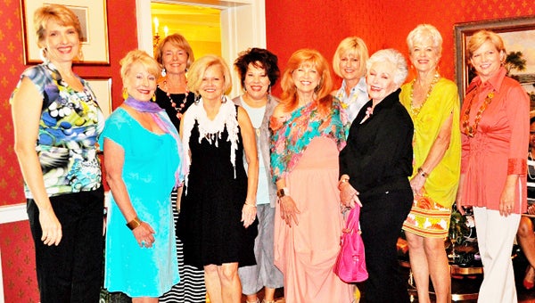 Models at “Fashion for Passion,” the 2012 Hospice Luncheon/Fashion Show. (photo submitted)