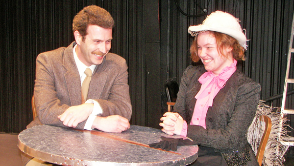 Enter Elvin Clark’s real-life son Joseph Clark as Albert Einstein, schmoozing with the lovely Countess (Alexa Hughes) when he’s not trying to one-up Pablo Picasso. As Joe says, “Now he can check acting with my dad off his bucket list.” Clark Pere et Fils (remember -- this is set in Paris) continue their run in TLT’s “Picasso at the Lapin Agile” Thursday through Sunday, April 25-28 are the last days to see the show. For tickets, call 828-859-2466. (photo submitted by Connie Clark)