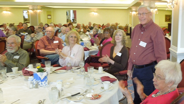 About 100 guests gathered at Tryon Estates to help Thermal Belt Outreach Ministry celebrate its volunteers. This annual luncheon acknowledges the work of the agency’s volunteers. “Volunteers are a critical part of our success,” said Carol Newton, Outreach’s executive director, “without their hard work, dedication and passion, we would simply not be able to fulfill our mission of compassionate assistance.” (photo by Wendy Thomas)