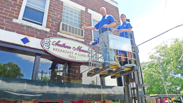 Columbus’ new restaurant Southern Manners opens Saturday, May 11. The restaurant will open at 6:30 a.m. for breakfast and remain open for lunch until 2 p.m. serving sandwiches, soups and salads. The restaurant is located at 192 East Mills, across from Buy Way. It will be open every day of the week except for Sundays and Wednesdays. (photos by David Widdicombe)