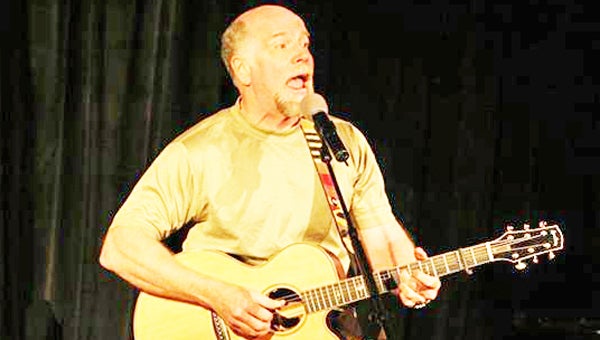 Folk musician John McCutcheon performs at Lanier Library June 2. (photo submitted)