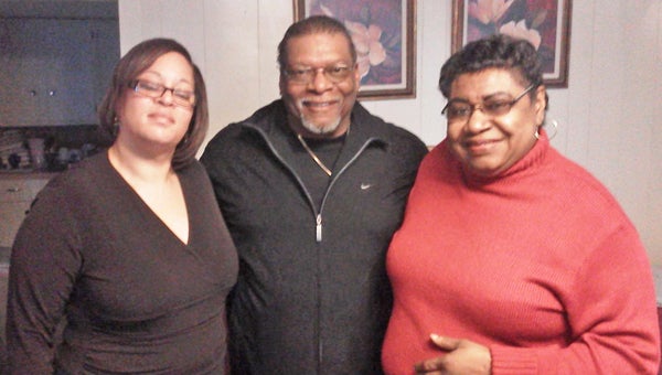 Michelle Miller, left, Lance Owens (Daddy O) and Sarah Miller, right. (photo submitted by Roy Miller)