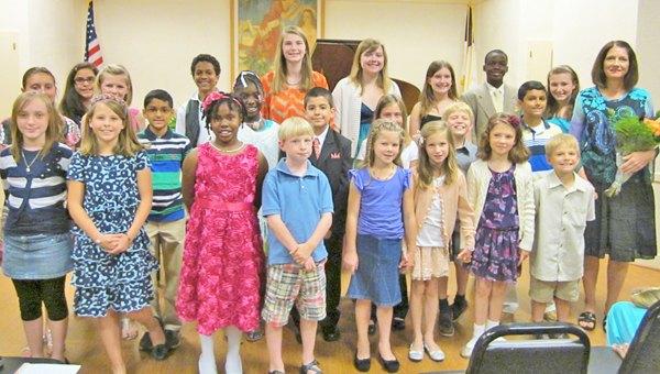 Students from Tina’s Piano Studio in Tryon performed in the annual spring piano recital at The Congregational Church in Tryon on Sunday, May 19. Piano students from Tryon, Saluda, Columbus, Mill Spring and Spartanburg performed classical, jazz, folk and popular music in the recital. Tina Neville, instructor at Tina’s Piano Studio encourages all students to play the music they love. For more information, contact Tina Neville at 828-318-7081 or pianotchr3@yahoo.com. (photo submitted by Tina Neville)