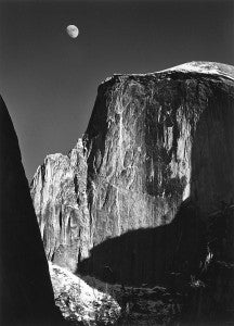Moon and Half Dome by Ansel Adams. (photos submitted)