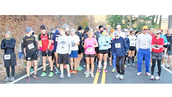 Runners at the start of last year’s Tryon Half Marathon. This year’s marathon will take place Saturday, Nov. 16. (photo submitted by Scarlette Tapp)