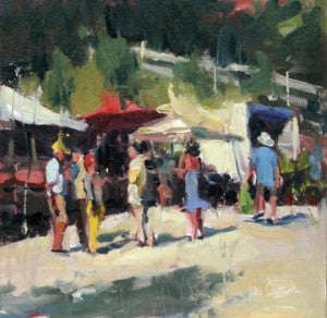 “Social at the Tailgate” by Jim Carson