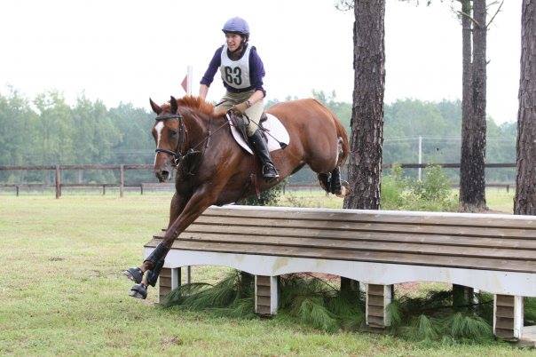 Amy Barrington riding in a past competition. Barrington is a well-liked rider and trainer in Tryon who recently sustained severe brain injuries during an accident Sept. 4. See full story on page 4. (photo from facebook recovery page)