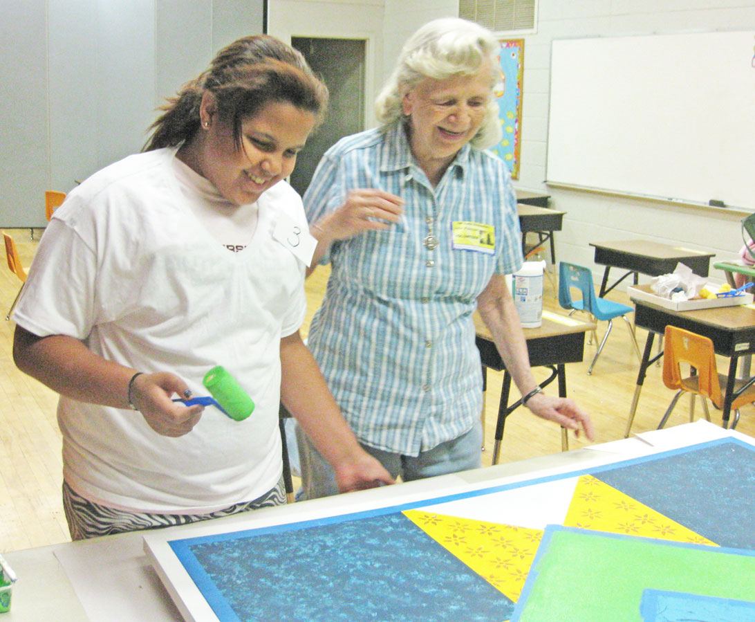 O. P. Earle students leave mark on Foothills Quilt Trail The Tryon