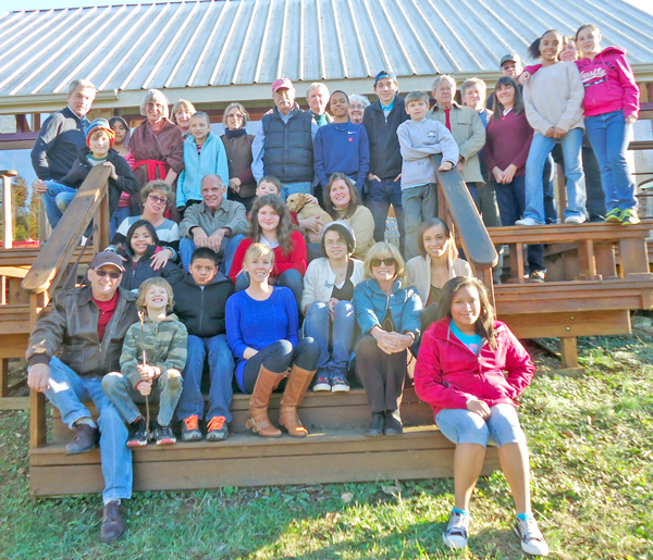 Between a warm fireplace in the pavilion and making s’mores at the bonfire by the lake, Big Brothers Big Sisters participants stayed toasty warm during their festive Christmas gathering. Big Brother Ernie Giannini and Big Sister Lynne Parsons again shared their beautiful Morning Glory Farm with smiling Bigs and Littles for this annual event. (photo submitted)