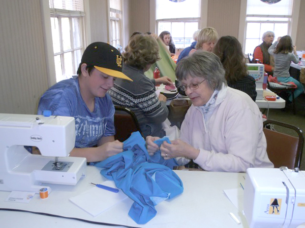 Every January through March, 4-H offers area youth a chance to learn all about sewing. Each student has an assigned adult sewing teacher who offers individual attention and expertise. Usually the class has at least 12 students, so we are looking for a few people who sew to volunteer two days a week, January - March.  If you think you could be of help, please call the Polk County Extension Office at 828-894-8218 and sign up for weeks of fun and fulfillment. (photo by Helen Clark)