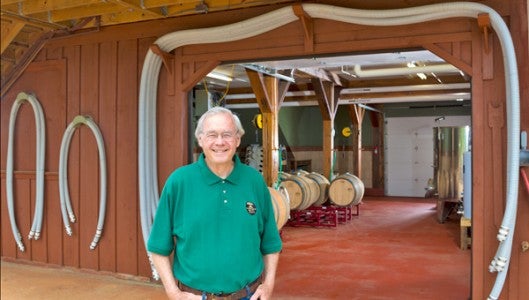 Dennis Lanahan owner and founder  Mountain Brook Vineyards 