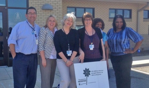 DSS Staff members participate in April – Child Abuse Prevention Awareness month! (photos submitted by Lou Parton)