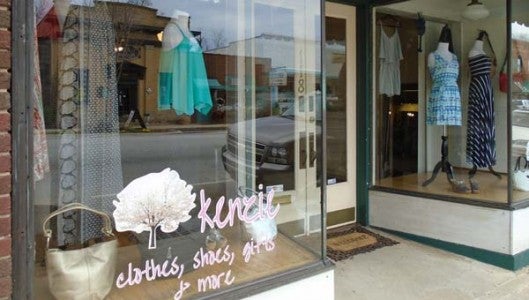 Kenzie’s new storefront in downtown Landrum (Photo by Annemarie Maimone)