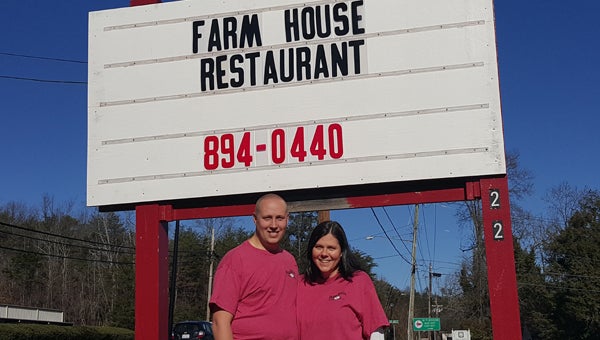 Keith and Melissa Henderson opened The Farm House Restaurant on last Friday, at 322 East Mills St. in Columbus. According to Melissa, the restaurant was inspired by the farm she grew up on as well as the cooking her great grandparents did when she was little. The restaurant menu will take on that theme, featuring homemade burgers, sandwiches, soups, salads and breakfast items. The restaurant will be open from 6 a.m. to 2 p.m. Mondays through Fridays, 6 a.m. to noon on Saturdays and will be closed Sundays. (Photo by Michael O’Hearn) 