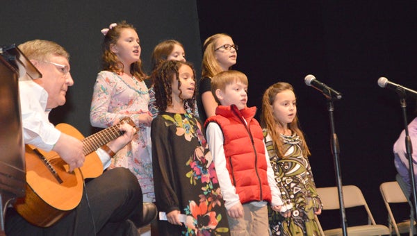 The First Baptist Church of Tryon Children's Choir performed. (photo by Leah Justice)