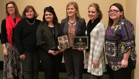 Mrs. Center and her Literacy Team include Cindy Lord, Missy Lark, Briana Wright, Principal Erika Center, Ashley Cloonan and Tiffany Brown.