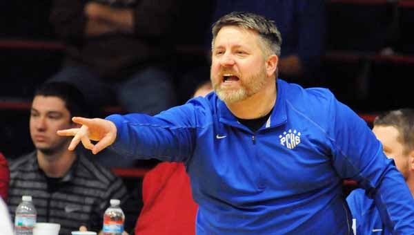 Coach McEntire announced his resignation Friday afternoon after six seasons leading the men’s team at Polk County High School. (Photo by PolkSports.com)