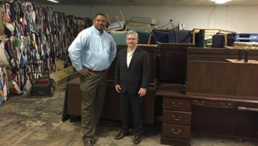 McHenry donates office furniture
