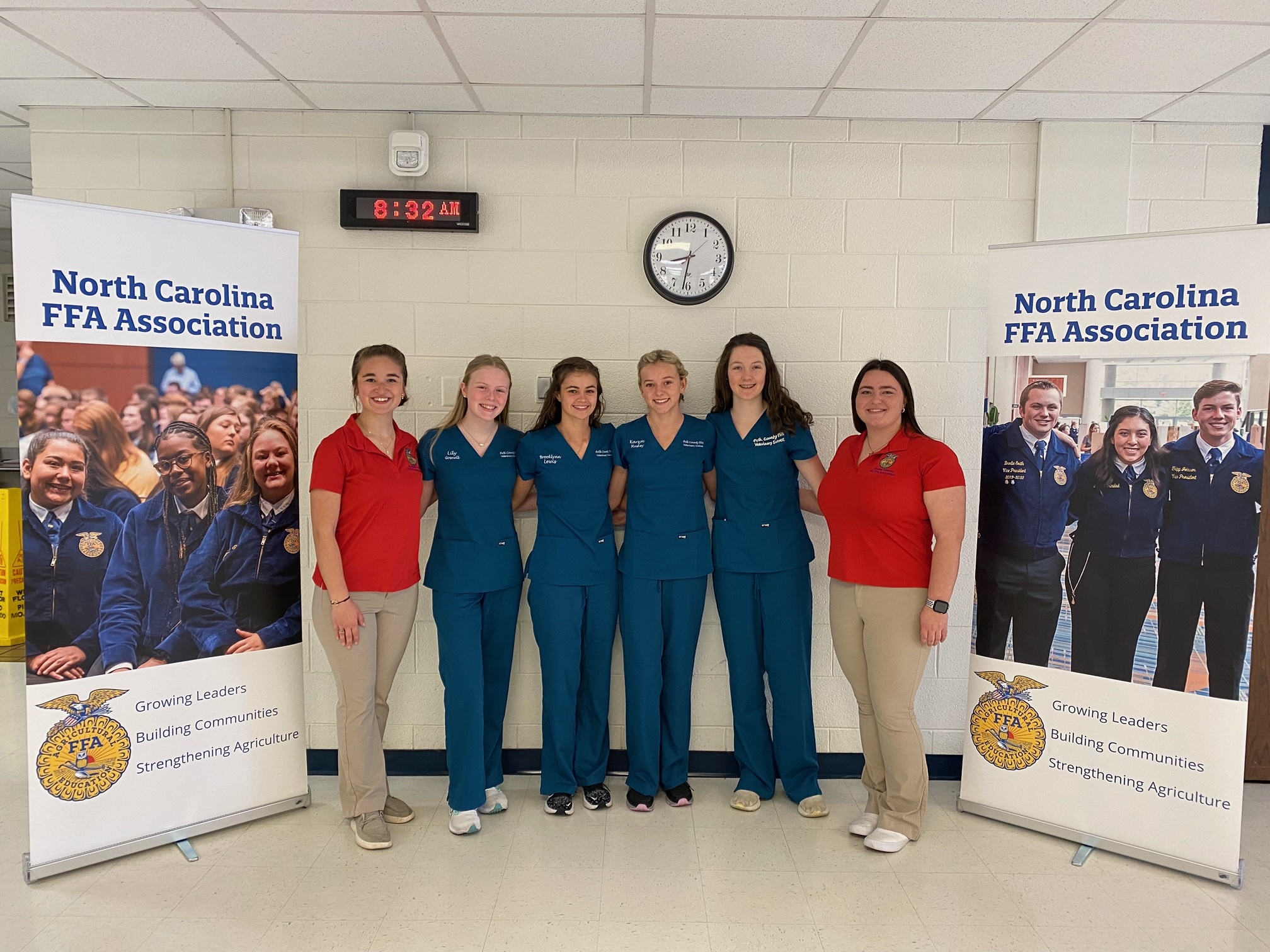 PCHS FFA Veterinary Science Team place second in state competition