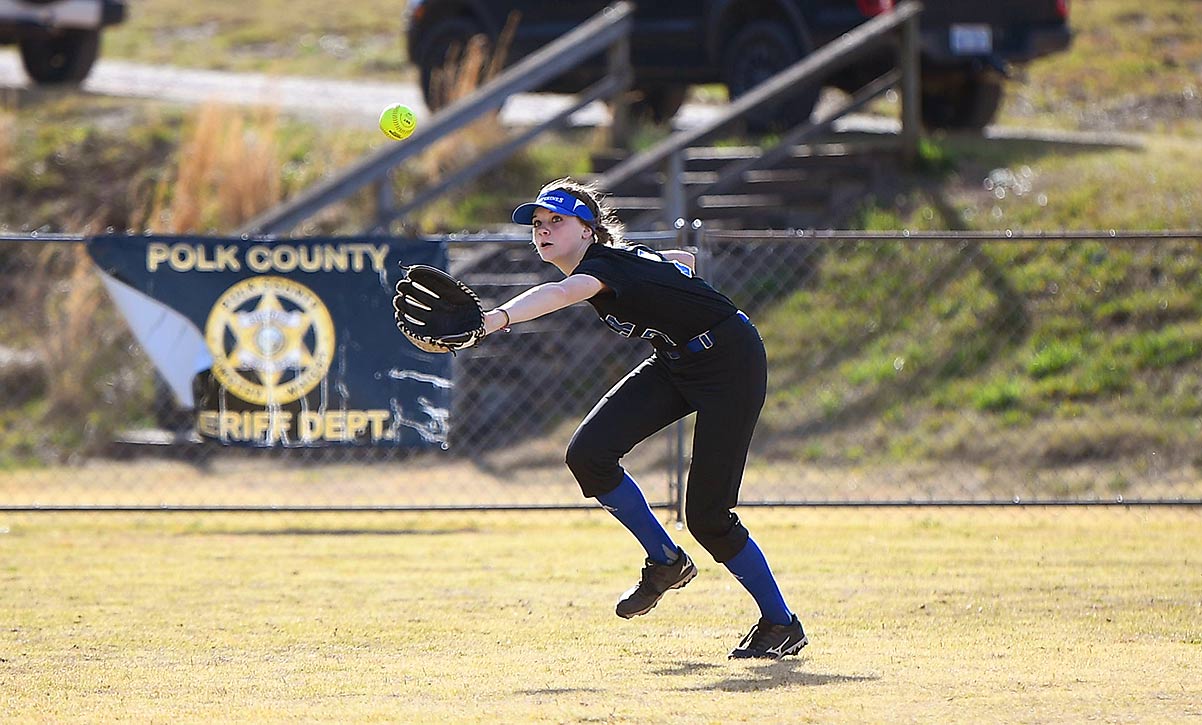 SOFTBALL Gritty Polk battles back to edge Hendersonville The Tryon