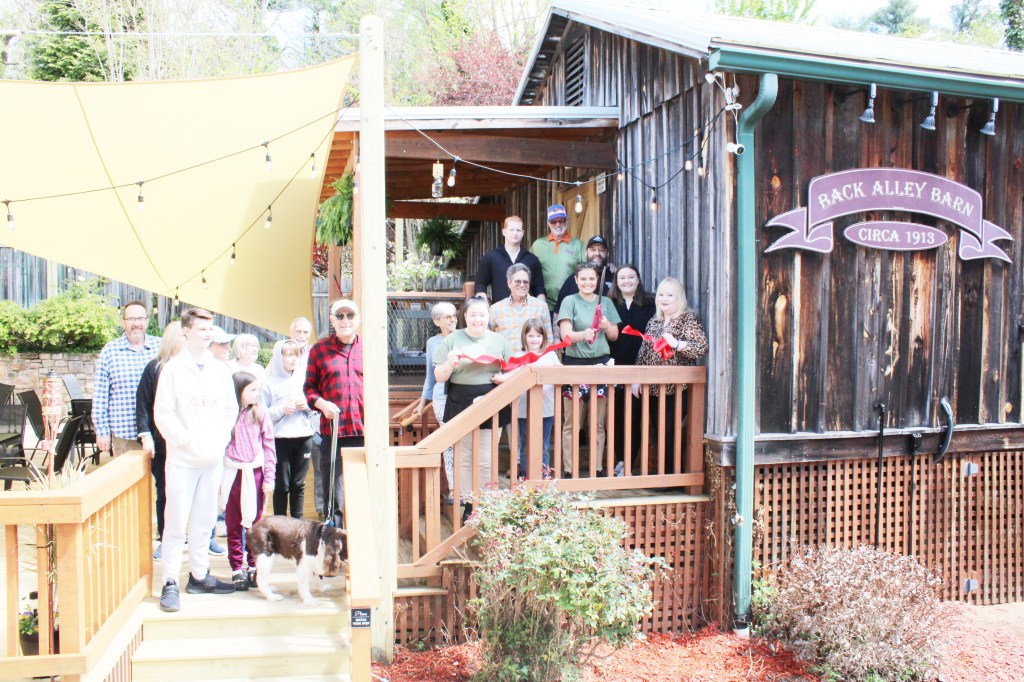Back Alley Barn “Saluda’s Tavern” ribbon cutting The Tryon Daily